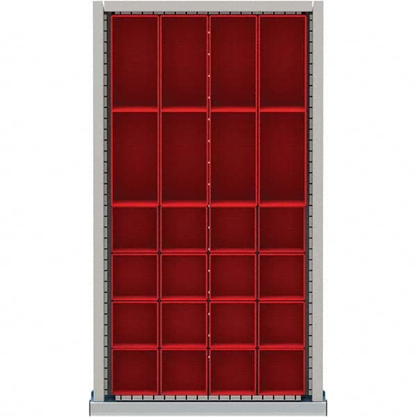 LISTA - 24-Compartment Drawer Divider Layout for 2.17" High Drawers - Apex Tool & Supply