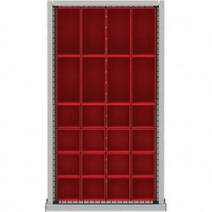 LISTA - 24-Compartment Drawer Divider Layout for 2.17" High Drawers - Apex Tool & Supply