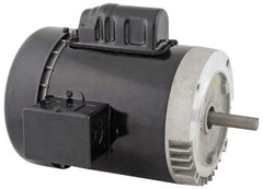 US Motors - 3/4 hp, TEFC Enclosure, Auto Thermal Protection, 1,725 RPM, 115/208-230 Volt, 60 Hz, Capacitor Start Motor - Size 56C Frame, C-Face Mount, 1 Speed, Ball Bearings, 10.92 Full Load Amps, B Class Insulation, Reversible - Apex Tool & Supply