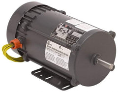 US Motors - 3/4 hp, TEFC Enclosure, Auto Thermal Protection, 1,725 RPM, 115/230 Volt, 60 Hz, Industrial Electric AC/DC Motor - Size 56 Frame, Rigid Base Mount, 1 Speed, Ball Bearings, 11.4/5.7 Full Load Amps, BR Class Insulation, Reversible - Apex Tool & Supply