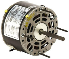 US Motors - 3/4 hp, OAO Enclosure, Auto Thermal Protection, 1,075 RPM, 208-230 Volt, 60 Hz, Industrial Electric AC/DC Motor - Size 48 Frame, Band/Hub/Stud Mount, 2 Speed, Sleeve Bearings, 5.5 Full Load Amps, B Class Insulation, Reversible - Apex Tool & Supply