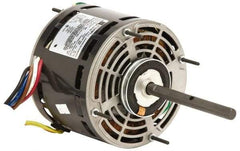 US Motors - 3/4 hp, ODP Enclosure, Auto Thermal Protection, 1,075 RPM, 208-230 Volt, 60 Hz, Industrial Electric AC/DC Motor - Size 48 Frame, Hub Mount, 5 Speed, Ball Bearings, 5.0 Full Load Amps, B Class Insulation, CCW Lead End - Apex Tool & Supply