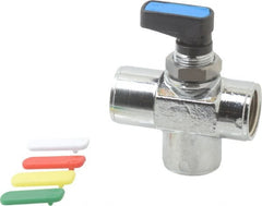 Aignep USA - 3/8" Pipe, Full Port, Brass Standard Ball Valve - Apex Tool & Supply