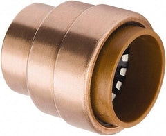 B&K Mueller - 3/4" Outside Diam, Metal Push-to-Connect Tube Cap - 200 Max psi, Tube Connection, Rubber O-Ring - Apex Tool & Supply