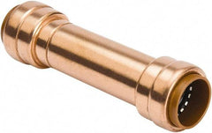 B&K Mueller - 1/2" Tube OD, Metal Push-to-Connect Tube Union - Tube to Tube Connection, 200 Max psi, Rubber O-Ring - Apex Tool & Supply
