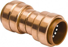 B&K Mueller - 3/4" Tube OD, Metal Push-to-Connect Tube Union - Tube to Tube Connection, 200 Max psi, Rubber O-Ring - Apex Tool & Supply