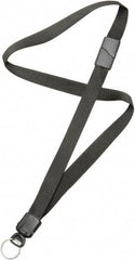 Ability One - Lanyards Material: Nylon Color: Black - Apex Tool & Supply