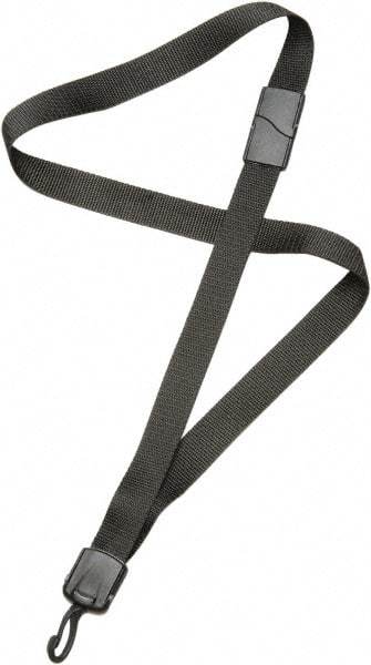Ability One - Lanyards Material: Nylon Color: Black - Apex Tool & Supply