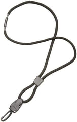 Ability One - Lanyards Material: Polyester Color: Black - Apex Tool & Supply