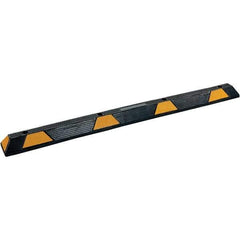 Vestil - 71-3/4" Long x 5-3/4" Wide x 4" High, Car Stop - Yellow & Black - Apex Tool & Supply