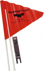 Worksman - Bicycle & Scooter Accessories Type: Safety Flag For Use With: Bicycle; Tricycle - Apex Tool & Supply