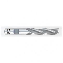 5/16 Dia. x 3-1/8 Overall Length 3-Flute Square End HSS-CO SE End Mill-Round Shank-Center Cutting-Uncoated - Apex Tool & Supply