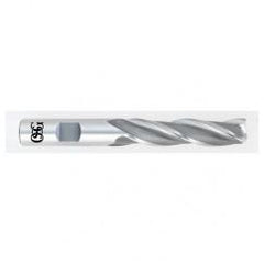 1/4 Dia. x 3-1/16 Overall Length 3-Flute Square End HSS-CO SE End Mill-Round Shank-Center Cutting-Uncoated - Apex Tool & Supply