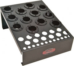 Huot - 17 Inches Width x 7 Inches Height x 17 Inches Depth NC/CNC Collet Storage Rack - Apex Tool & Supply