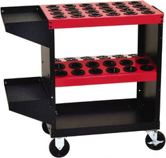 Huot - 48 Tool Capacity, CAPTO C4 Taper ToolScoot CNC Tool Cart - Apex Tool & Supply