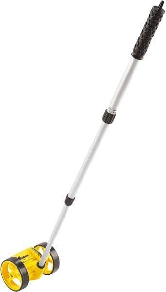 CST/berger - 10,000' Counter Limit, 36-1/2" OAL, Measuring Wheel - 1" Accuracy per 100", Measures in Feet - Apex Tool & Supply