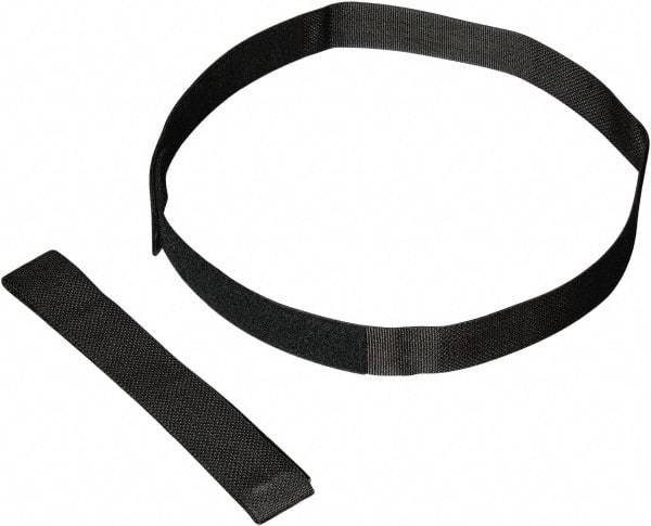 Eagle - 2" Wide x 0.1" Deep x 104" High, Nylon Column Protector Strap - Fits 6 to 12" Columns, Black - Apex Tool & Supply
