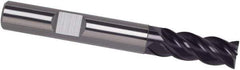 Guhring - 3/4", 1-1/2" LOC, 3/4" Shank Diam, 5" OAL, 4 Flute, Solid Carbide Square End Mill - Single End, FIREX Finish, Spiral Flute, 35/38° Helix, Centercutting, Right Hand Cut, Right Hand Flute, Series 4251 - Apex Tool & Supply
