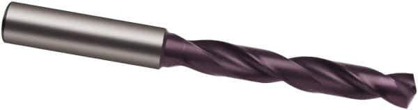 Guhring - 8.3mm 140° Solid Carbide Jobber Drill - FIREX Finish, Right Hand Cut, Spiral Flute, 103mm OAL, SU Point - Apex Tool & Supply