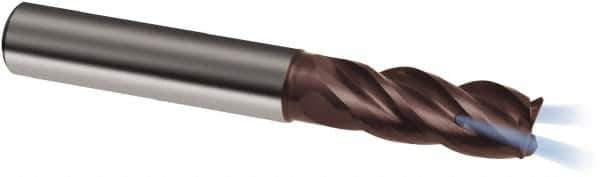Guhring - 16mm, 32mm LOC, 16mm Shank Diam, 92mm OAL, 4 Flute, Solid Carbide Square End Mill - Single End, Nano-A Finish, Spiral Flute, 36/38° Helix, Centercutting, Right Hand Cut, Right Hand Flute, Series 6700 - Apex Tool & Supply