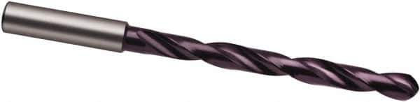 Guhring - 12.2mm Spiral Flute Solid Carbide Taper Length Drill Bit - Apex Tool & Supply