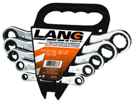 5 Piece - 12 Point - Straight Ratcheting Box Wrench Set - Apex Tool & Supply