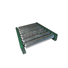 Gravity Conveyors; Conveyor Type: Roller; Component: Straight Conveyor; Telescopic: No; Roller Diameter (Decimal Inch): 2.5000; Overall Width: 42; Wheel Material: Galvanized Steel; Minimum Extended Length: 5.0 ft; Maximum Extended Length: 5.0000; Minimum