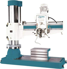 Clausing - 62.2" Swing, Geared Head Radial Arm Drill Press - 12 Speed, 7-1/2 hp, Three Phase - Apex Tool & Supply