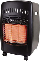 GHP GROUP - 10 to 18,000 BTU Rating, Propane Forced Air Heater - 600 Sq Ft Max Heating Area, (1) 1 Lb or 20 Lb Tank Capacity, Fuel with LP Gas - Apex Tool & Supply