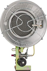 GHP GROUP - 10 to 15,000 BTU Rating, Propane Forced Air Heater - 15 Sq Ft Max Heating Area, (1) 1 Lb or 20 Lb Tank Capacity, Fuel with LP Gas - Apex Tool & Supply