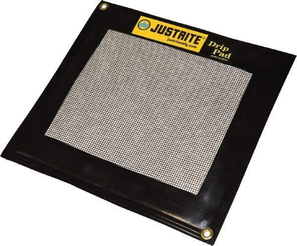 Justrite - 1.25 Gal Capacity per Package, Oil Only Pad - 23" Long x 21" Wide, PVC - Apex Tool & Supply