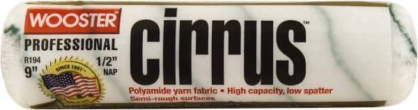 Wooster Brush - 1/2" Nap, 9" Wide Paint Roller Cover - Semi-Rough Texture, Polyamide - Apex Tool & Supply