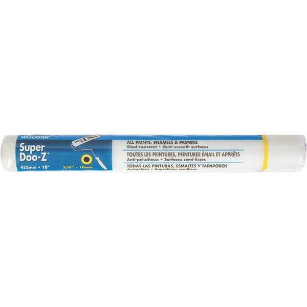 Wooster Brush - 3/8" Nap, 18" Wide Paint Roller Cover - Medium-Rough Texture, Woven - Apex Tool & Supply