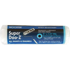 Wooster Brush - 1/2" Nap, 9" Wide Paint Roller Cover - Semi-Rough Texture, Woven - Apex Tool & Supply
