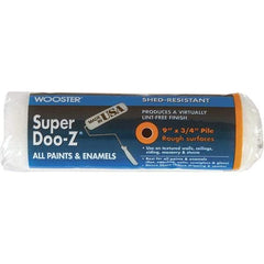 Wooster Brush - 3/4" Nap, 9" Wide Paint Roller Cover - Rough Texture, Woven - Apex Tool & Supply