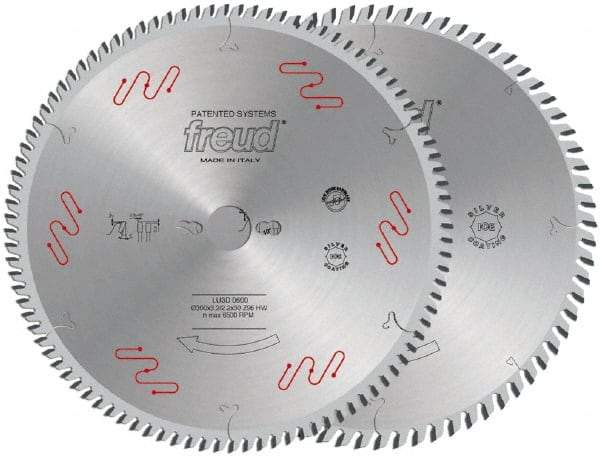 Freud - 300mm Diam, 30mm Arbor Hole Diam, 72 Tooth Wet & Dry Cut Saw Blade - Carbide-Tipped, Standard Round Arbor - Apex Tool & Supply