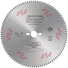 Freud - 250mm Diam, 30mm Arbor Hole Diam, 80 Tooth Wet & Dry Cut Saw Blade - Carbide-Tipped, Standard Round Arbor - Apex Tool & Supply