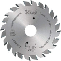 Freud - 120mm Diam, 50mm Arbor Hole Diam, Wet & Dry Cut Saw Blade - Carbide-Tipped, Standard Round Arbor - Apex Tool & Supply