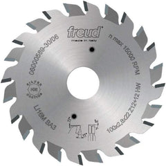 Freud - 120mm Diam, 20mm Arbor Hole Diam, Wet & Dry Cut Saw Blade - Carbide-Tipped, Standard Round Arbor - Apex Tool & Supply