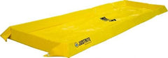 Justrite - 40 Gal Low Wall Berm - 4" High x 2' Wide x 8" Long - Apex Tool & Supply