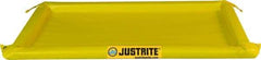 Justrite - 40 Gal Low Wall Berm - 2" High x 4' Wide x 8" Long - Apex Tool & Supply