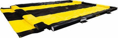Justrite - 250 Gal Low Wall Berm - 10' Wide x 11" Long - Apex Tool & Supply