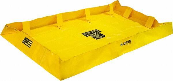 Justrite - 159 Gal Low Wall Berm - 4' Wide x 8" Long - Apex Tool & Supply