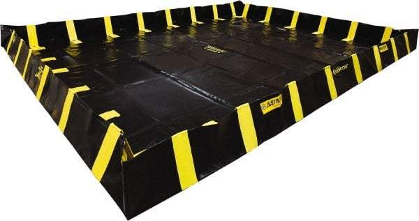 Justrite - 1,795 Gal Low Wall Berm - 12' Wide x 20" Long - Apex Tool & Supply