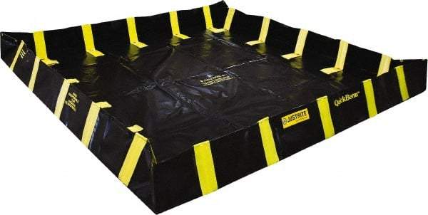 Justrite - 475 Gal Low Wall Berm - 8' Wide x 8" Long - Apex Tool & Supply