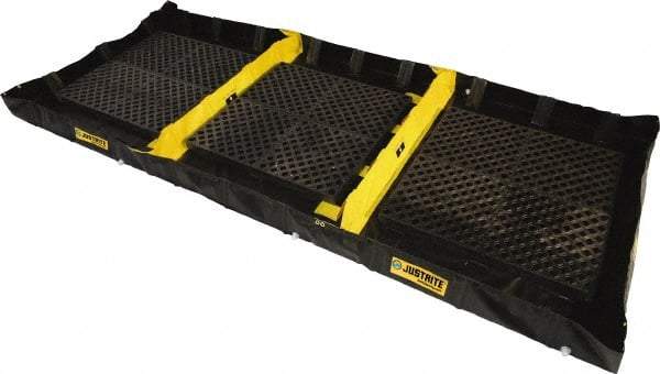 Justrite - 478 Gal Low Wall Berm - 6' Wide x 16" Long - Apex Tool & Supply