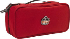 Ergodyne - 1 Pocket Red Polyester Tool Bag - 10" Wide x 4-1/2" Deep x 3" High - Apex Tool & Supply
