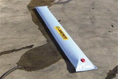 Justrite - 10' Long x 3/4' Wide, PVA Boom/Drain Dam - Light Blue, Use to Stop Contaminated Groundwater From Going Down the Drain - Apex Tool & Supply