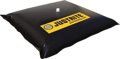 Justrite - 58" Long x 58" Wide, Vinyl Drain Seal - Black, Use to Stop Contaminated Groundwater From Going Down the Drain - Apex Tool & Supply