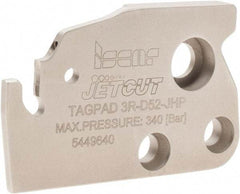Iscar - Right Hand Cut Indexable Grooving Cartridge - TAG N-A, TAG N-C/W/M, TAG N-J/JS/JT, TAG N-LF, TAG N-MF, TAG N-UT, TAG R/L-C, TAG R/L-J/JS Insert Style - Apex Tool & Supply
